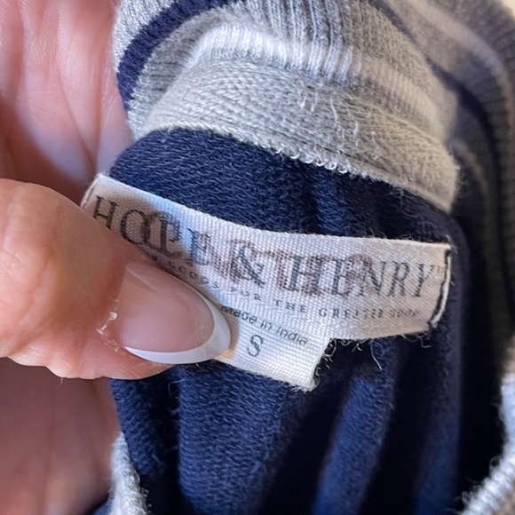 Navy Blue Kids Jacket small boys zip up sweater - Picture 6 of 9